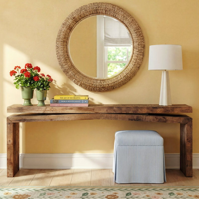 The Art of Natural Grounding: How to Style Solid Wood Console Tables Like an Interior Editor