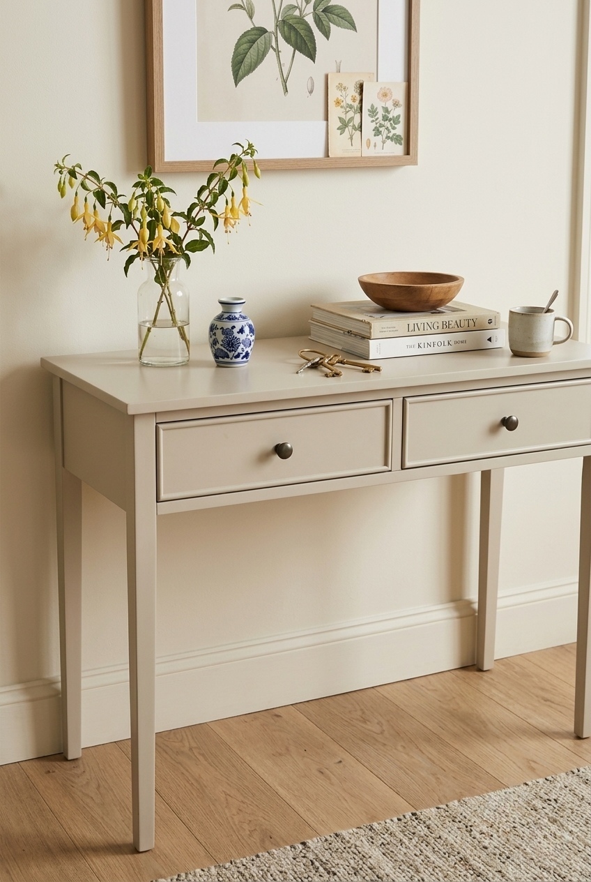 Artful Arrangements: Master Class in Alcott Hill Wood Console Table Styling