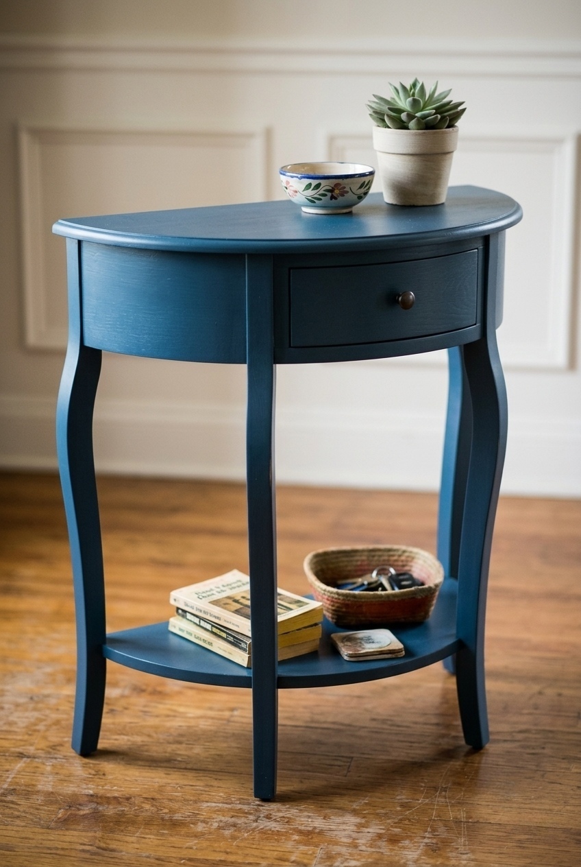 Curating the First Impression with a Solid Wood Entryway Console Table