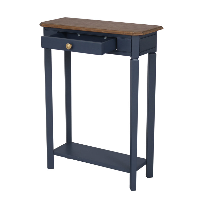 Lark Manor Hageman 2 Tone Console Table With Drawer W112703390