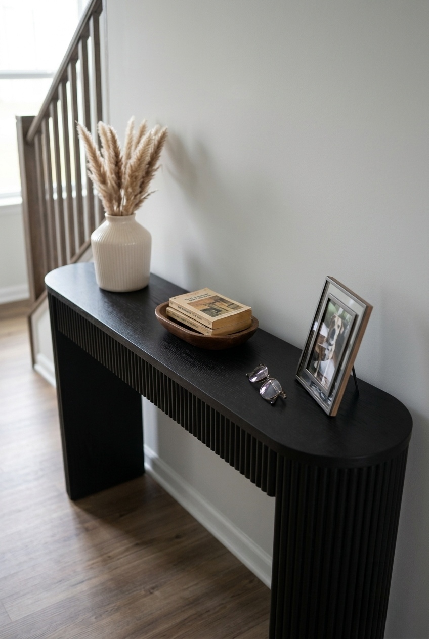Mastering Architectural Texture: Fluted Wood Console Table Decor Ideas for the Modern Home