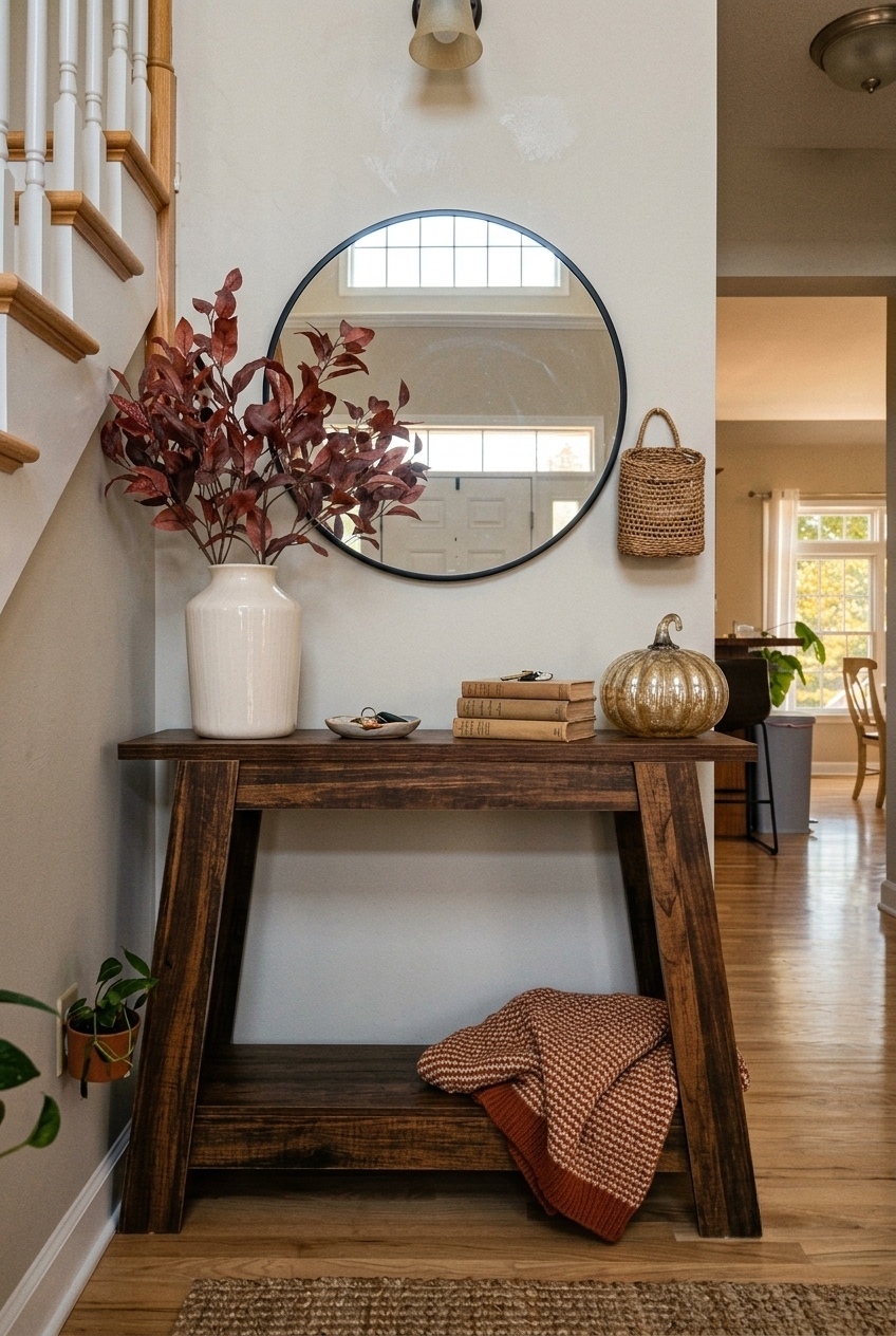 Curating an Inviting Foyer with Timeless Rustic Warmth