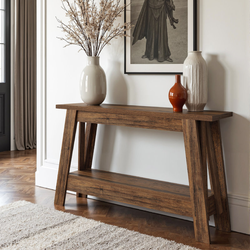 Millwood Pines 413 Small Console Table For Entryway Farmhouse Wooden Sofa Table W113933313