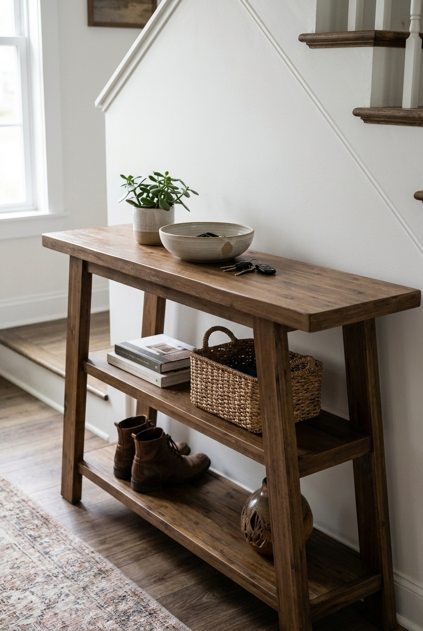 Elevating the Entryway: Architectural Layering with Three-Tier Design