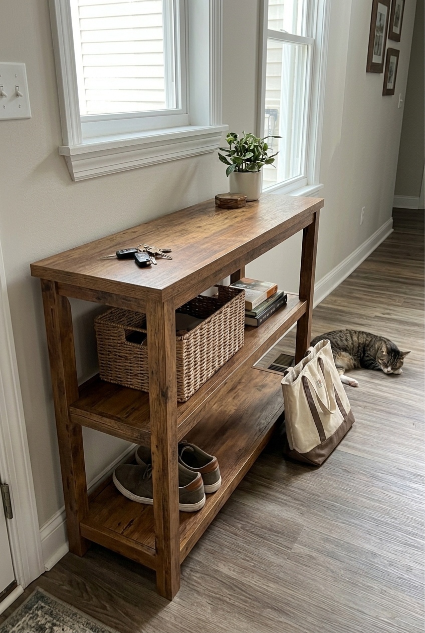 Elevating the Entryway: Architectural Layering with Three-Tier Design