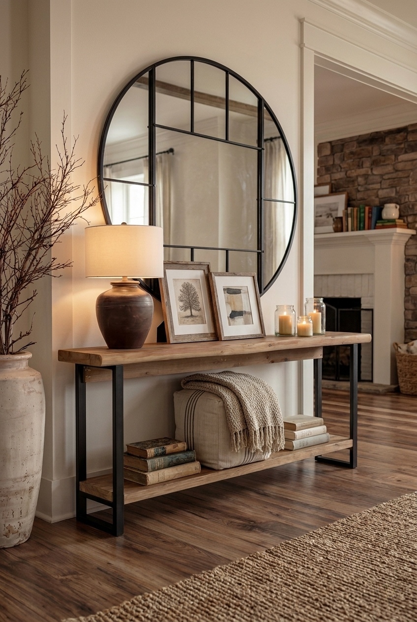 Curating Warmth: How to Style the Modern Rustic Entryway