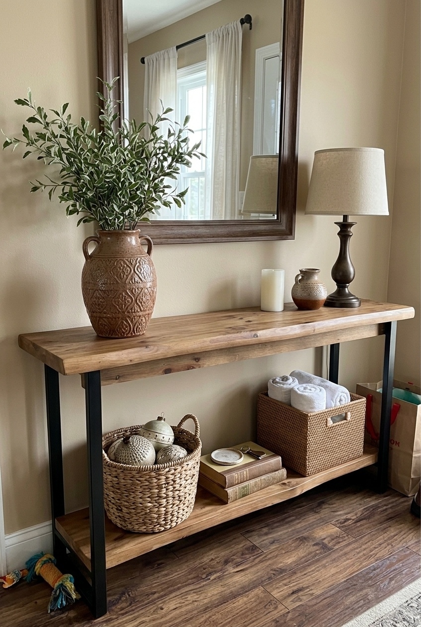 Curating Warmth: How to Style the Modern Rustic Entryway
