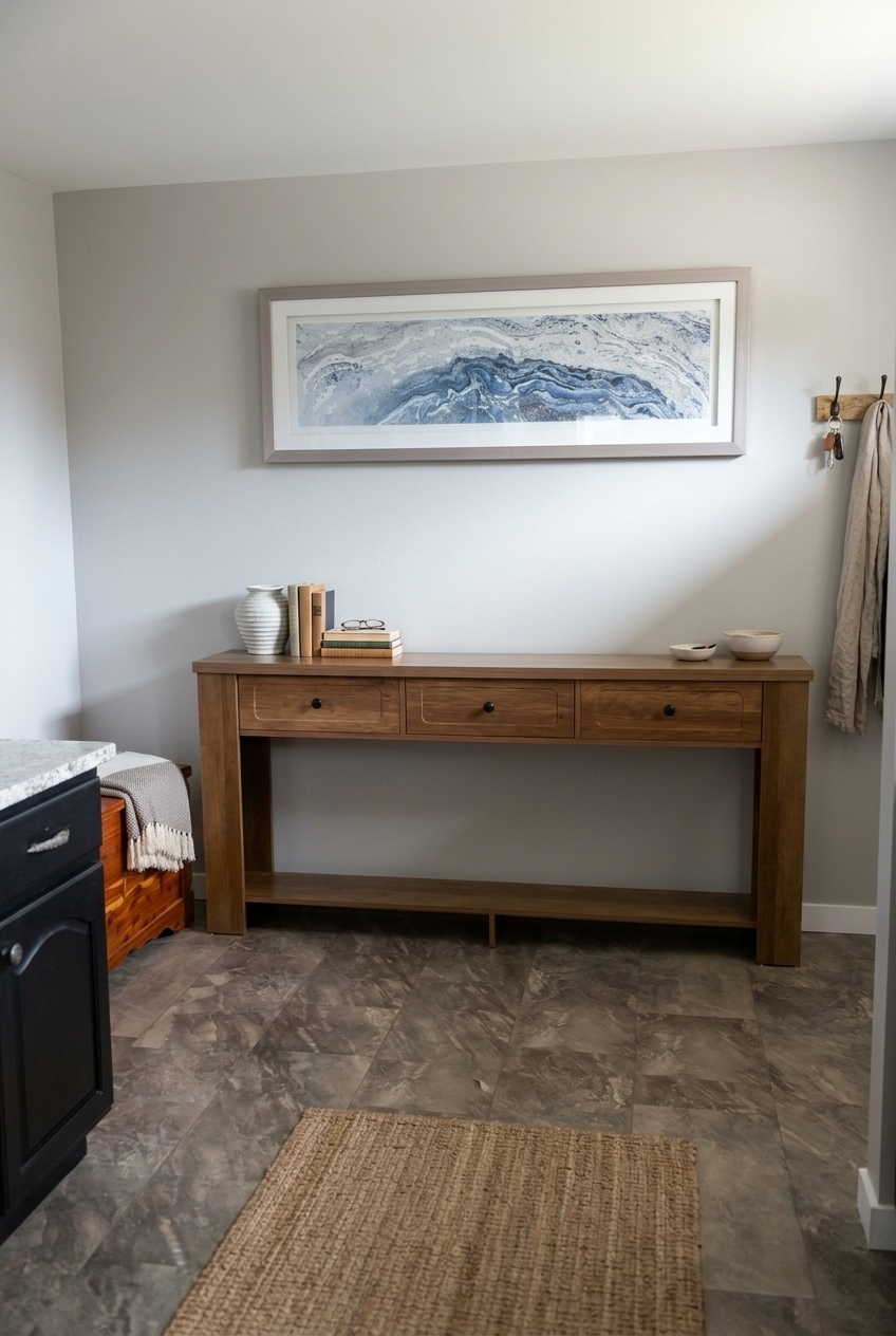 How to Style the Extra Long Narrow Entryway Table With Drawers: Design Tips & Palette Ideas