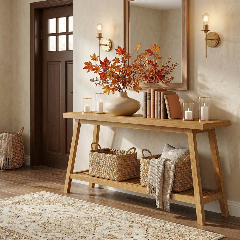 Proportion and Presence: Styling an Extended Foyer Entryway