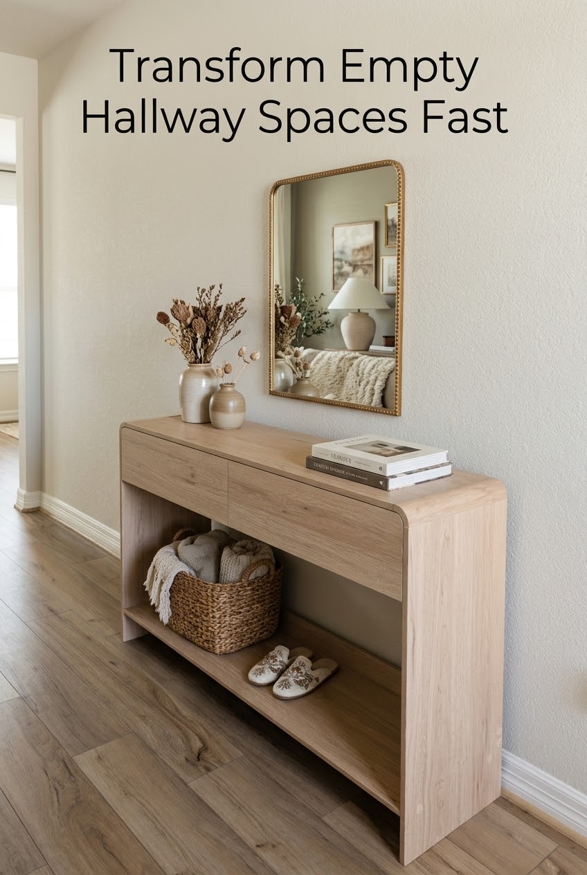 How to Style a Modern Console Table: Warm Minimalist Entryway Ideas