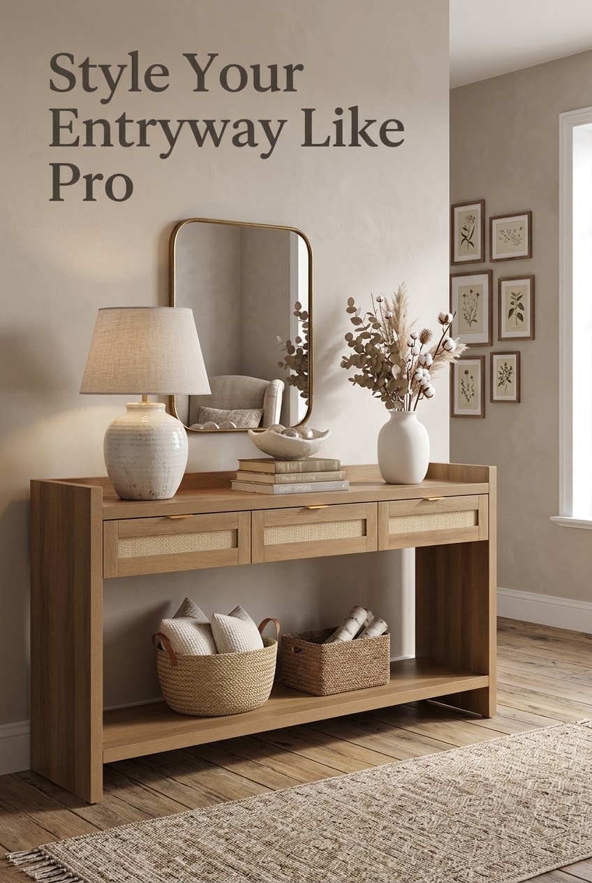 Style Your Entryway Like a Pro: The Art of the Modern Farmhouse Console